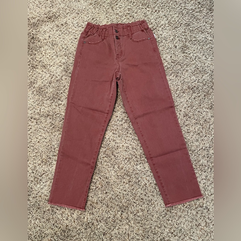 Scoop Elasticized Waist Crop Pants